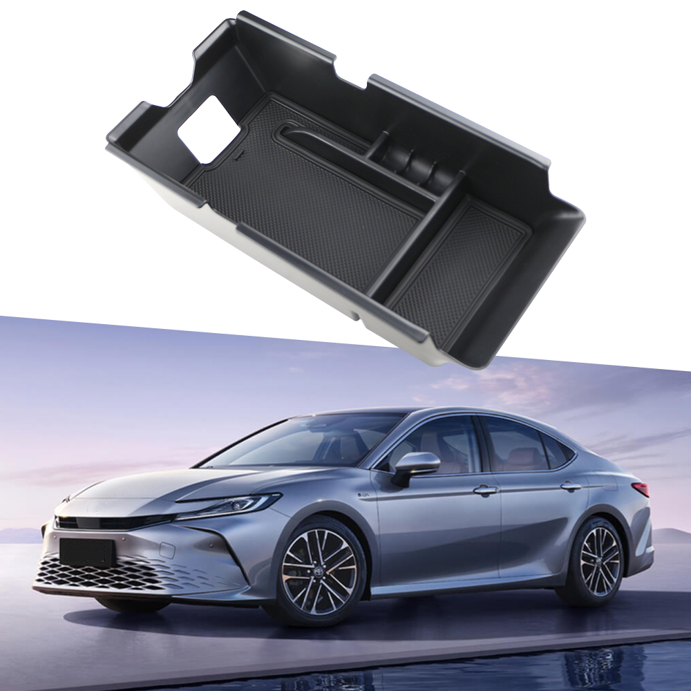 Tech Car Accessories - 車のアームレスト収納ボックス トヨタカムリ 2024 2025 LE SE