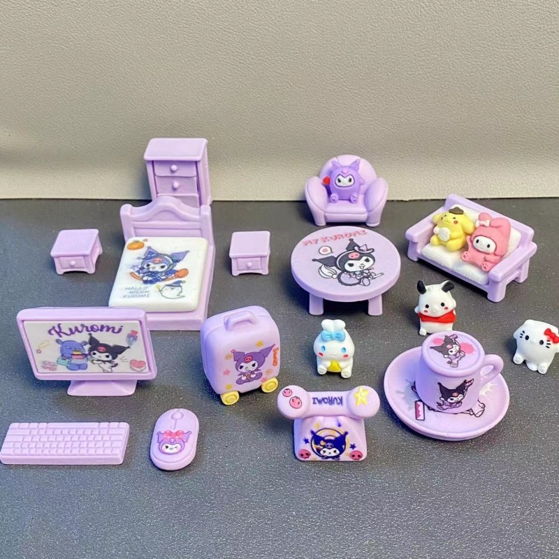 かわいい漫画ミニチュアドールハウス家具かわいい猫デザイン小さ - Kawaii Tech Accessories のレビューと価格