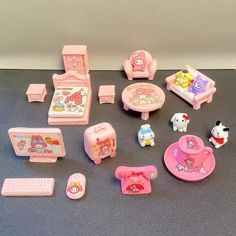 かわいい漫画ミニチュアドールハウス家具かわいい猫デザイン小さ - Kawaii Tech Accessories のレビューと価格