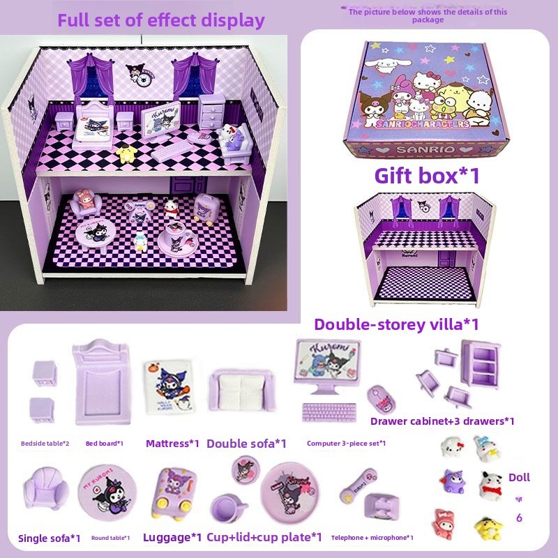 かわいい漫画ミニチュアドールハウス家具かわいい猫デザイン小さ - Kawaii Tech Accessories のレビューと価格
