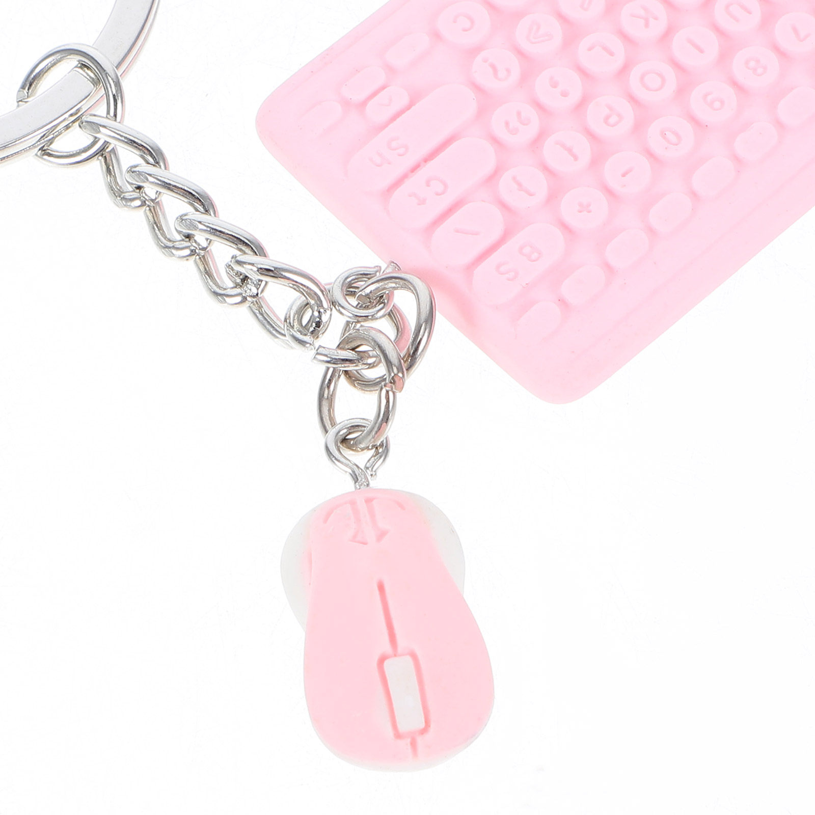 ミニキーボードとマウスのキーホルダー。かわいいテックチャーム - Kawaii Tech Accessories のレビューと価格