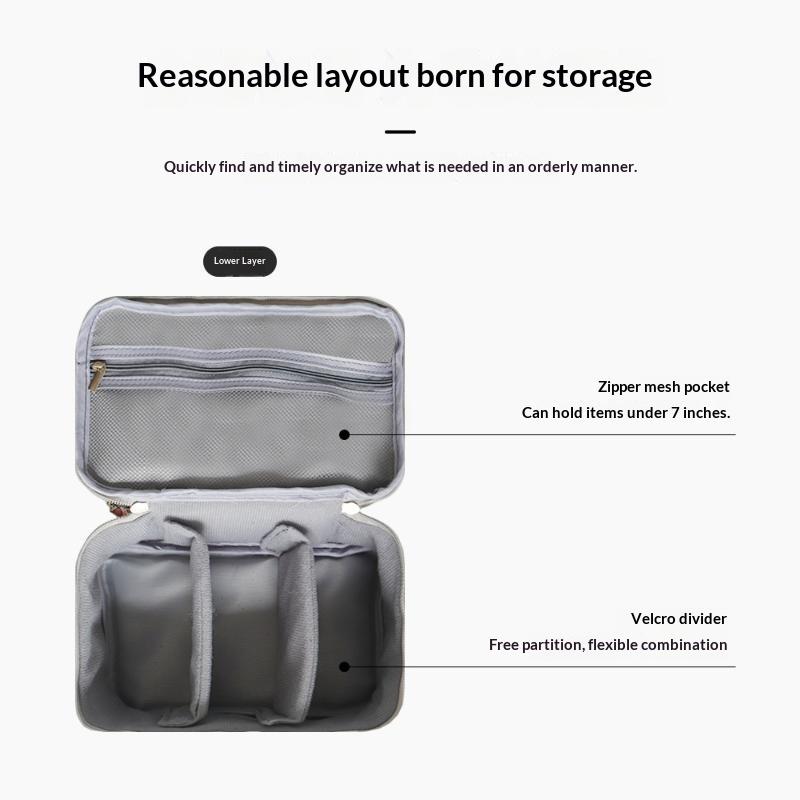 データケーブルオーガナイザー ポータブルデジタルバッグ 充電 - Tech Accessories Case のレビューと価格