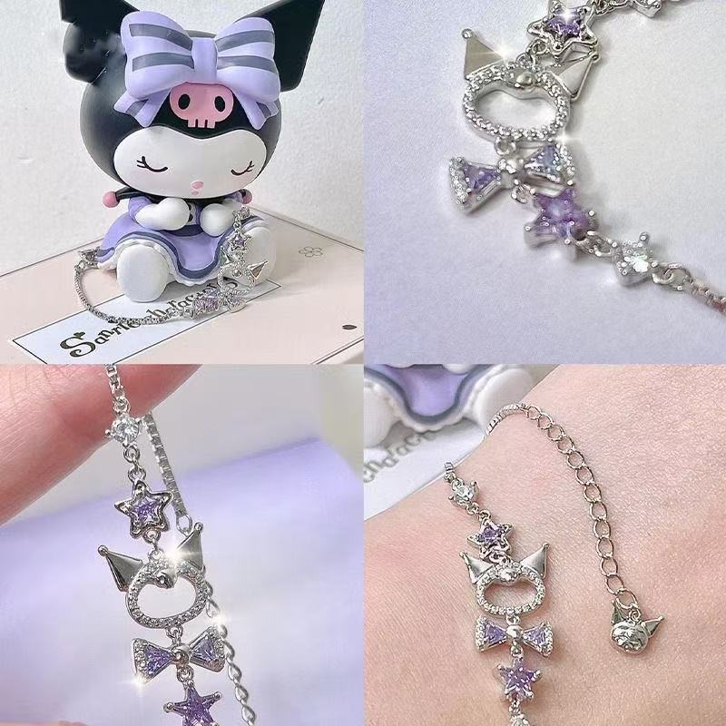 クロミ風チャームブレスレット かわいいアニメキャラクター亜鉛 - Kawaii Tech Accessories のレビューと価格