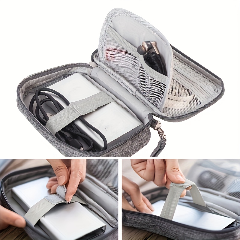ケーブル,ポータブル電子機器オーガナイザー,充電器,パワーバ - Tech Accessories Case のレビューと価格