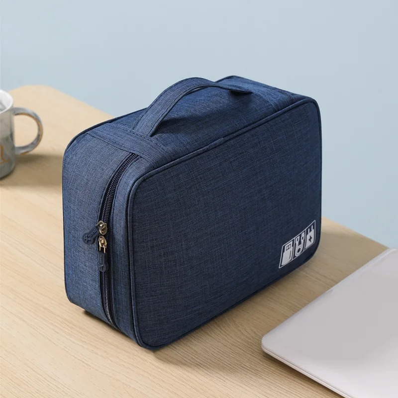 旅行用ケーブル・充電器用ケーブルオーガナイザーバッグ、テック - Tech Accessories Travel Organizer Pouch のレビューと価格