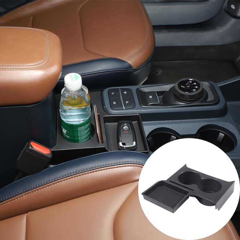カーセンターコンソール収納ボックスカップホルダーオーガナイザ - Tech Car Accessories のレビューと価格