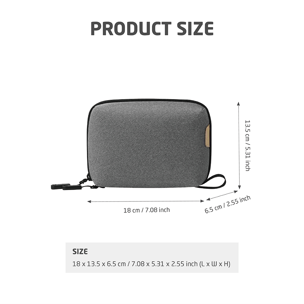 大容量テックオーガナイザーバッグ 旅行用電子機器アクセサリー - Tech Accessories Storage のレビューと価格