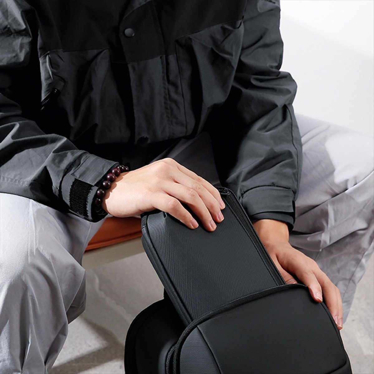 ☶ ❈ ＊ ♥ AC1578-防水テックポーチ 多層オーガナ - Tech Accessories Storage のレビューと価格